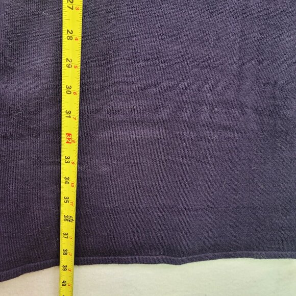 New York & Company Purple Knit Sweater Dress W/ Belt Small *Callout - Picture 8 of 11
